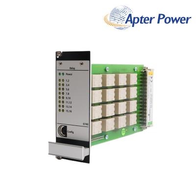 EMERSON A6740-10 Programmable Logic Card Relay Module
